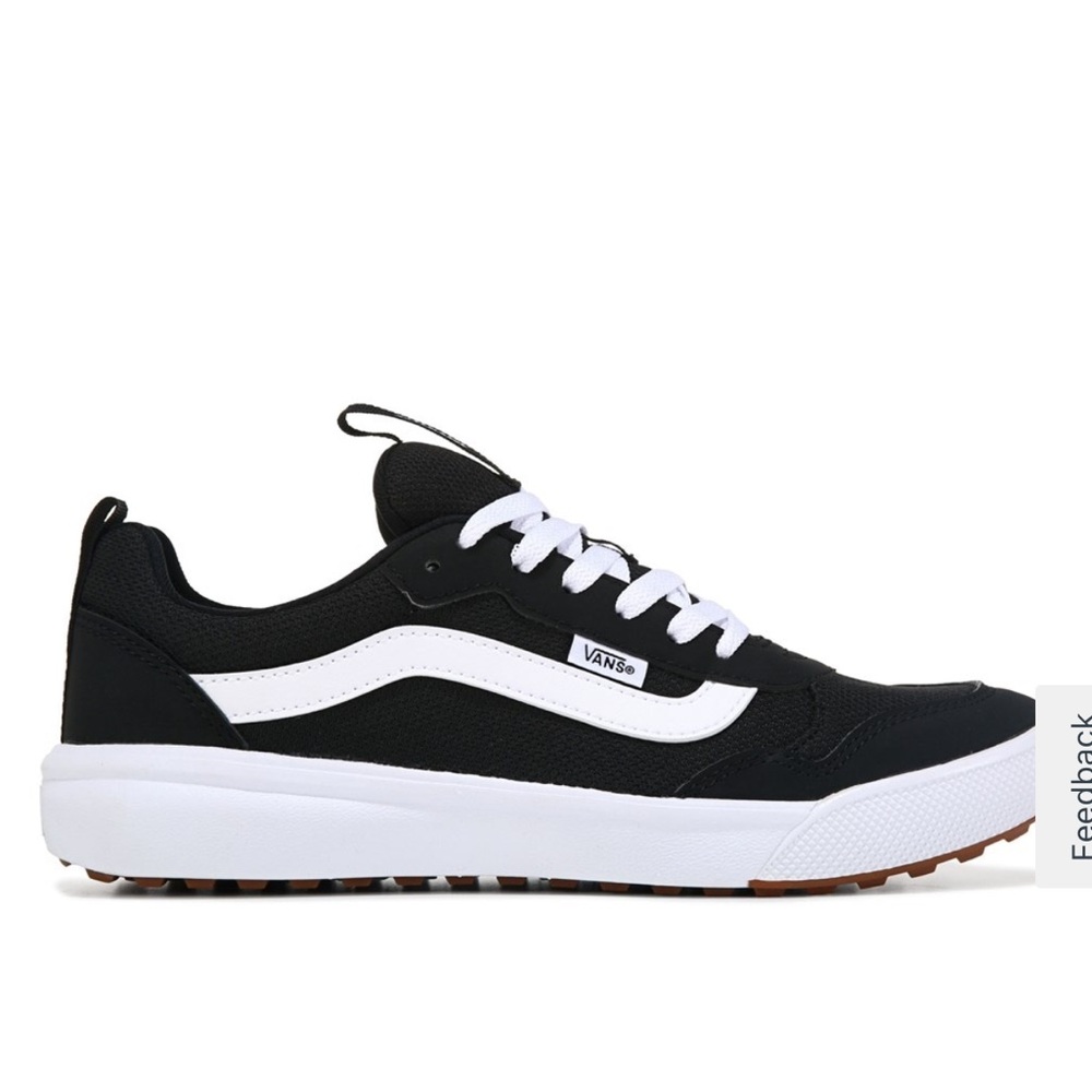 Vans Black and White Athletic Shoes - Picture 3 of 3
